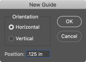 New Horizontal Guide